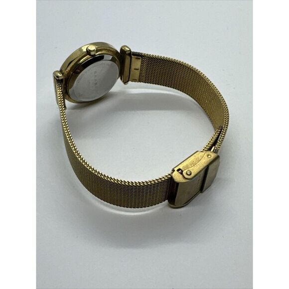 Skagen 107SGGD Women's Gold Tone Stainless Steel Analog Dial Quartz Watch AEA006 - Picture 8 of 11